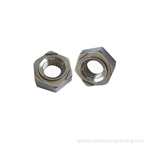 Carbon Steel Nut Colored Insert Zinc Plated Hex Weld Nuts Supplier